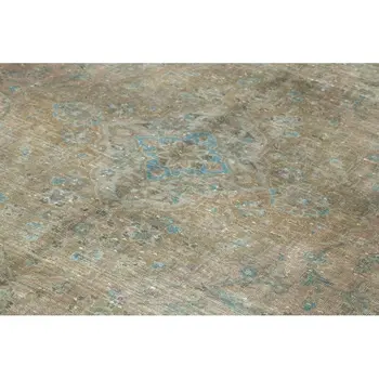 

296x406 Cm Grey Handmade Overdyed Large Area Rug-10x13 Ft