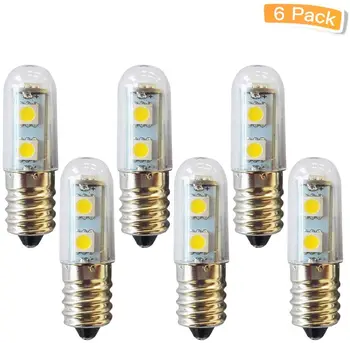 

E14 LED Bulb Refrigerator Indicator Light 1W 7Mini LED Appliance Bulb 15W Incandescent Equivalent 200-240V Fridge Oven Crystal