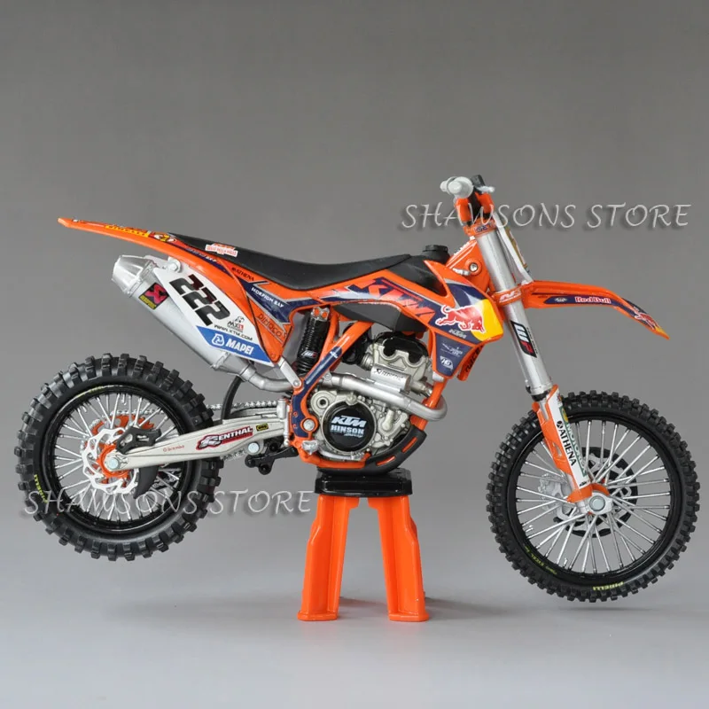 Литые игрушечные модели Automaxx 1:12 KTM 350 SX-F № 222 Байк миниатюрный мотоцикл Реплика