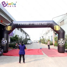 Дизайн 8x4 mH надувная коричневая Арка реклама бан газированная на заказ старт/финиш линия для гонки матч события