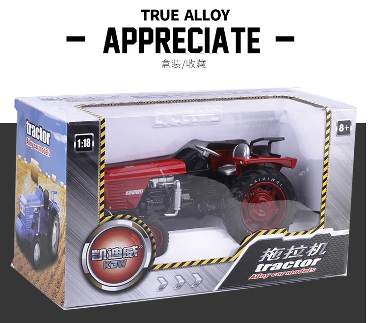 Cadeve 1: 18 сплав модель трактора техники модель автомобиля игрушка Коллекция 691011 в штучной упаковке