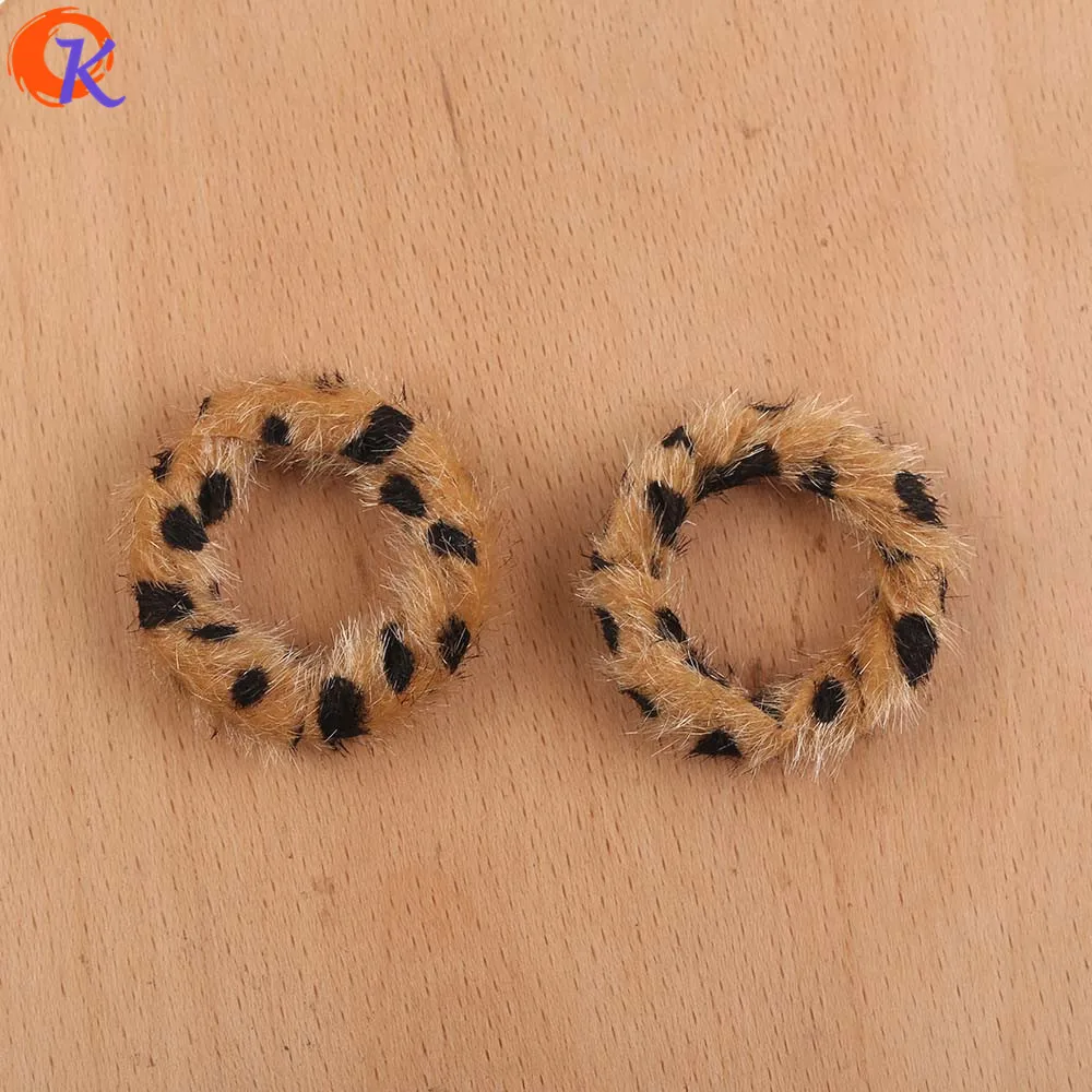 Yellow Small Dot Cordial дизайн 31*31 мм 50 шт. ювелирные аксессуары/DIY Изготовление сережек/форма кольца/эффект леопарда/ручная работа/фурнитура для сережек - Цвет: Yellow Small Dot