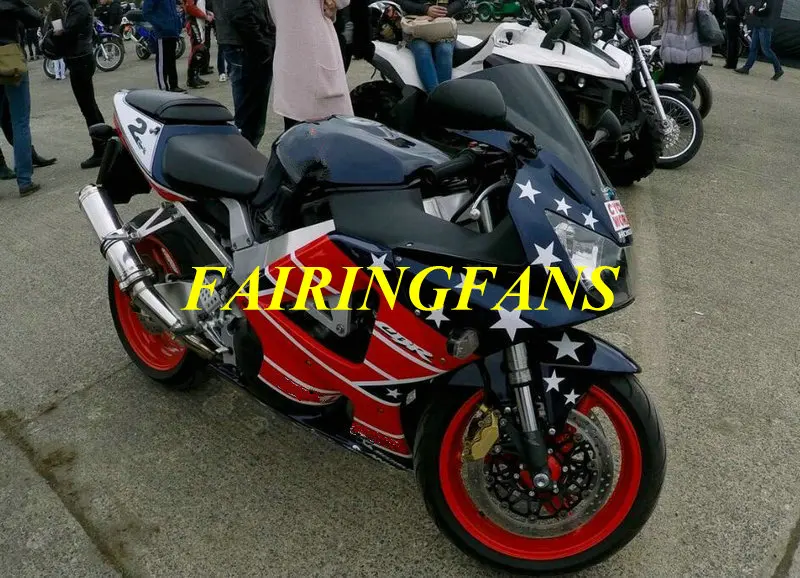 Инжекторный комплект для HONDA CBR900RR 929 00 01 CBR 900 RR CBR 900RR 2000 2001ABS Синий Красный Обтекатели на кузов+ подарки HE21