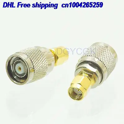 

DHL 100pcs Conversion Adapter RPTNC male M to RPSMA male M RF connector for Antenna adapter connector 22cs