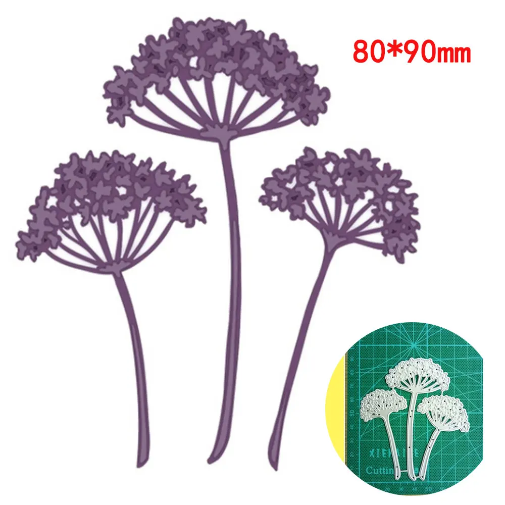 

Three small tree carbon steel cutting die Circle Metal Dies Cutting For DIY Hand Embossed Carbon Steel Knife Mold