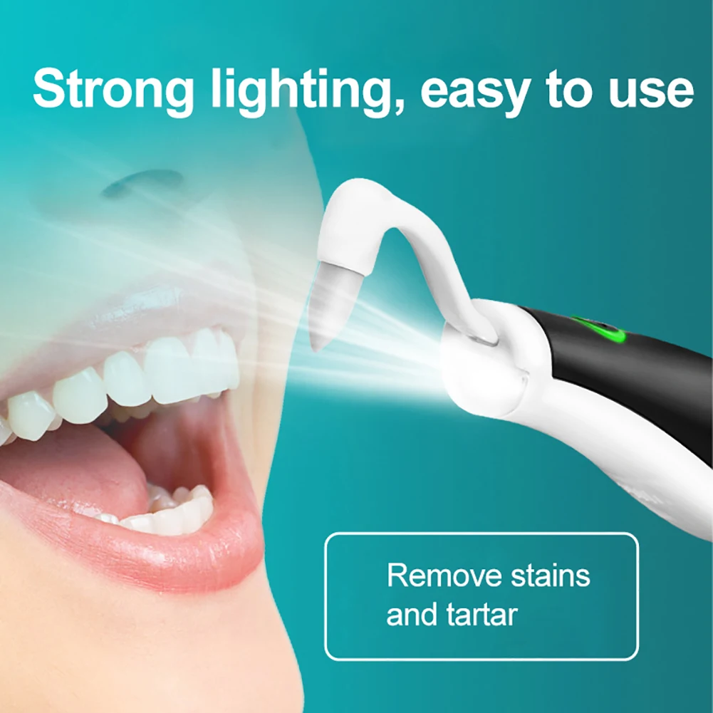 1 шт. электрическая звуковая зубной налет ластик Вибрационный инструмент для удаления зубьев