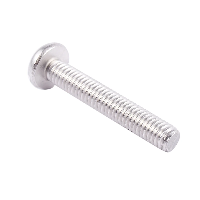 M3 Stainless Steel Machine Screws, Slotted Pan Head Bolts M3*20mm 100pcs