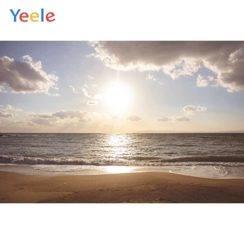 

Yeele Seaside Sunset Beach Photographic Backgrounds Customized Nature Scenic Vinyl Photography Backdrops For Photo Studio Props