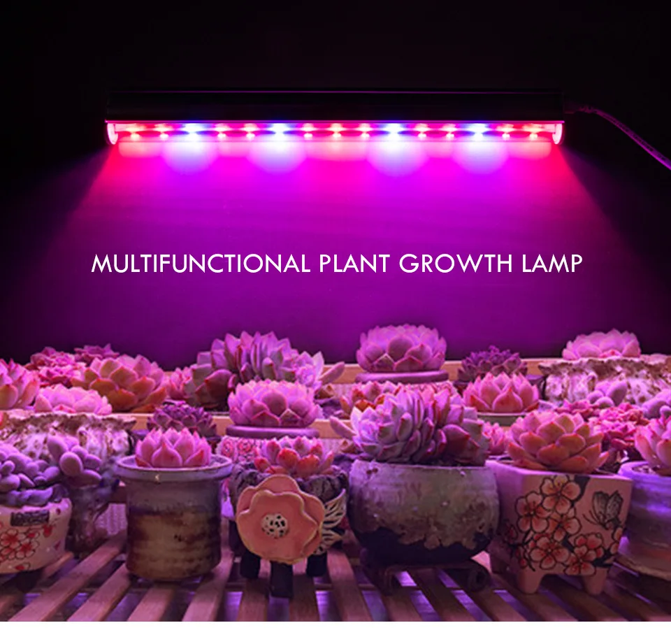 led grow light full spectrum  Grow Lighting T5 LED Phyto Lamps Grow LED Lamp  Light Hydroponic Plant Growth Light plant light