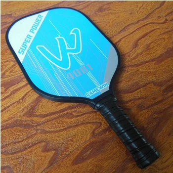 Sky blue Ракетка Pickleball Paddle из стекловолокна с сотовым сердечником, ПЭ внутренняя полимерная композитная ракетка с защитным мешком - Цвет: Sky blue