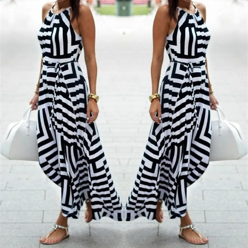 Women Sexy Summer Boho Maxi Long Evening Party Beach Dress Sundress dresses woman party night vestidos verano 2019 mujer