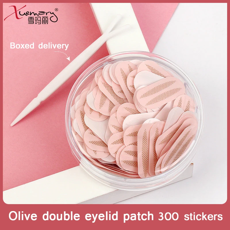 

300pcs Eyelid Tape Sticker Invisible Eyelid Paste Transparent Self-adhesive Double Eye Tape Tools