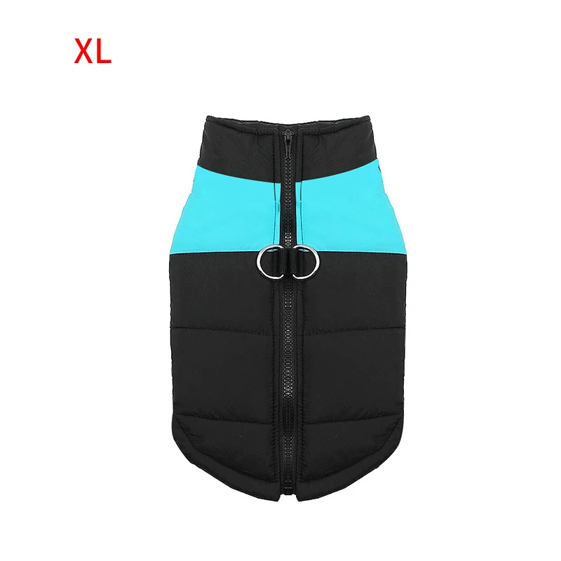 Горячая собака кошка водонепроницаемый щенок жилет Чихуахуа Одежда теплая зимняя собачья одежда собаки пальто водонепроницаемый жилет для домашних животных - Цвет: Синий