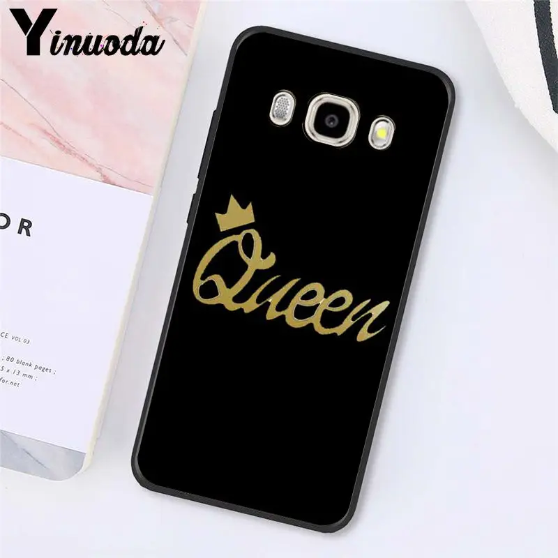 Cartoon Crown King and Queen  