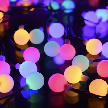 

Solar String Lights Garden, 50 LED Globe String Lights Outdoor Solar Powered Fairy Lights Waterproof Mini Ball