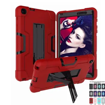 

Heavy Duty Rubber Armor Shockproof Hybrid Case for Samsung Galaxy Tab A 8.0 2019 with S Pen SM-P200 P205 Tablet Protective Cover