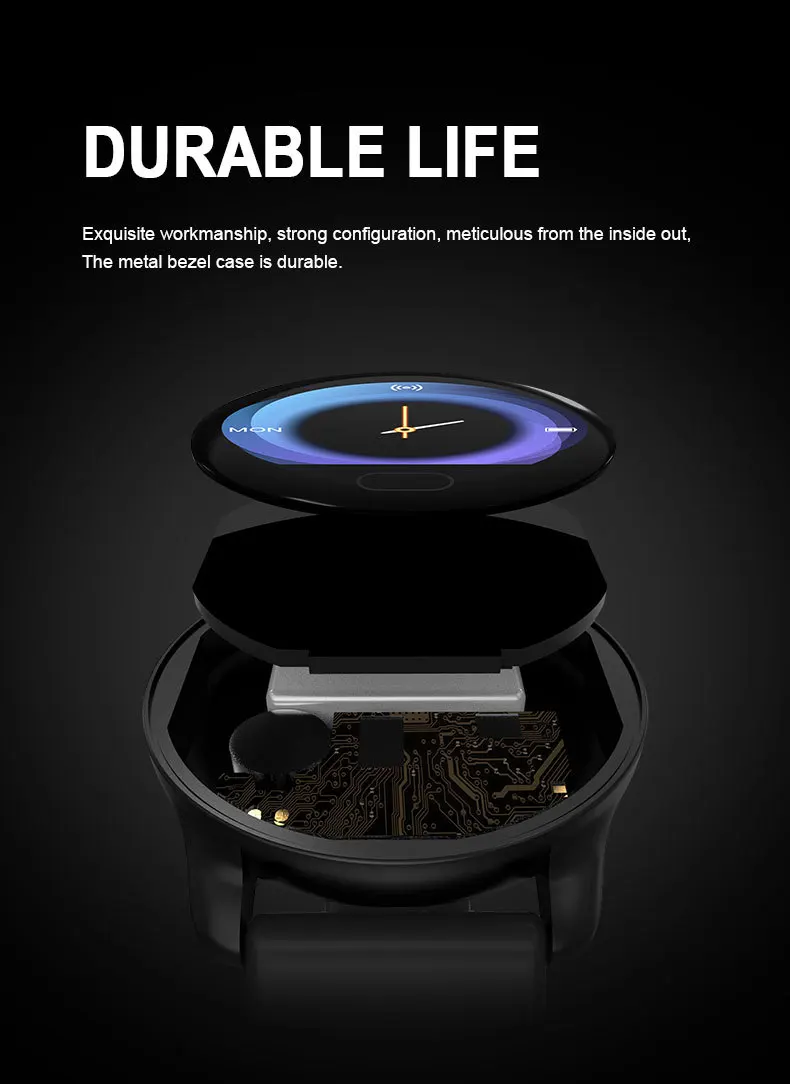 K9 Смарт-часы Спортивные Bluetooth Полный сенсорный экран Браслет фитнес-трекер мужские IP68 Водонепроницаемые женские умные часы для IOS Android