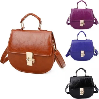 

bolsa feminina Small Shoulder bags for women 2020 Fashion New Handbag PU Leather Women bag Casual Soft Oil wax Messenger Bags