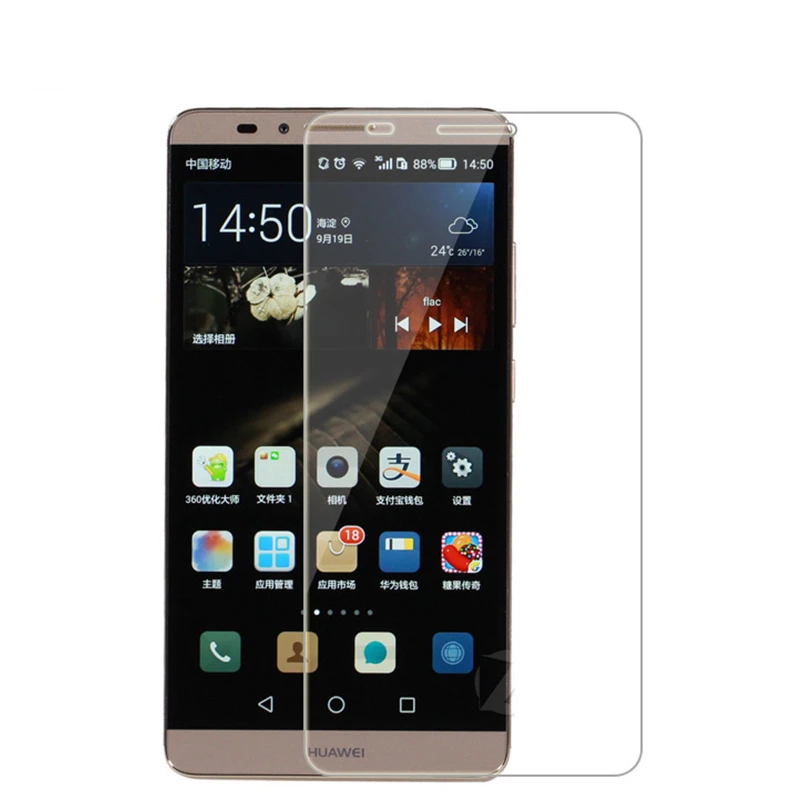 100% de vidrio templado genuino Protector de Pantalla para Teléfono Móvil Huawei Honor 7