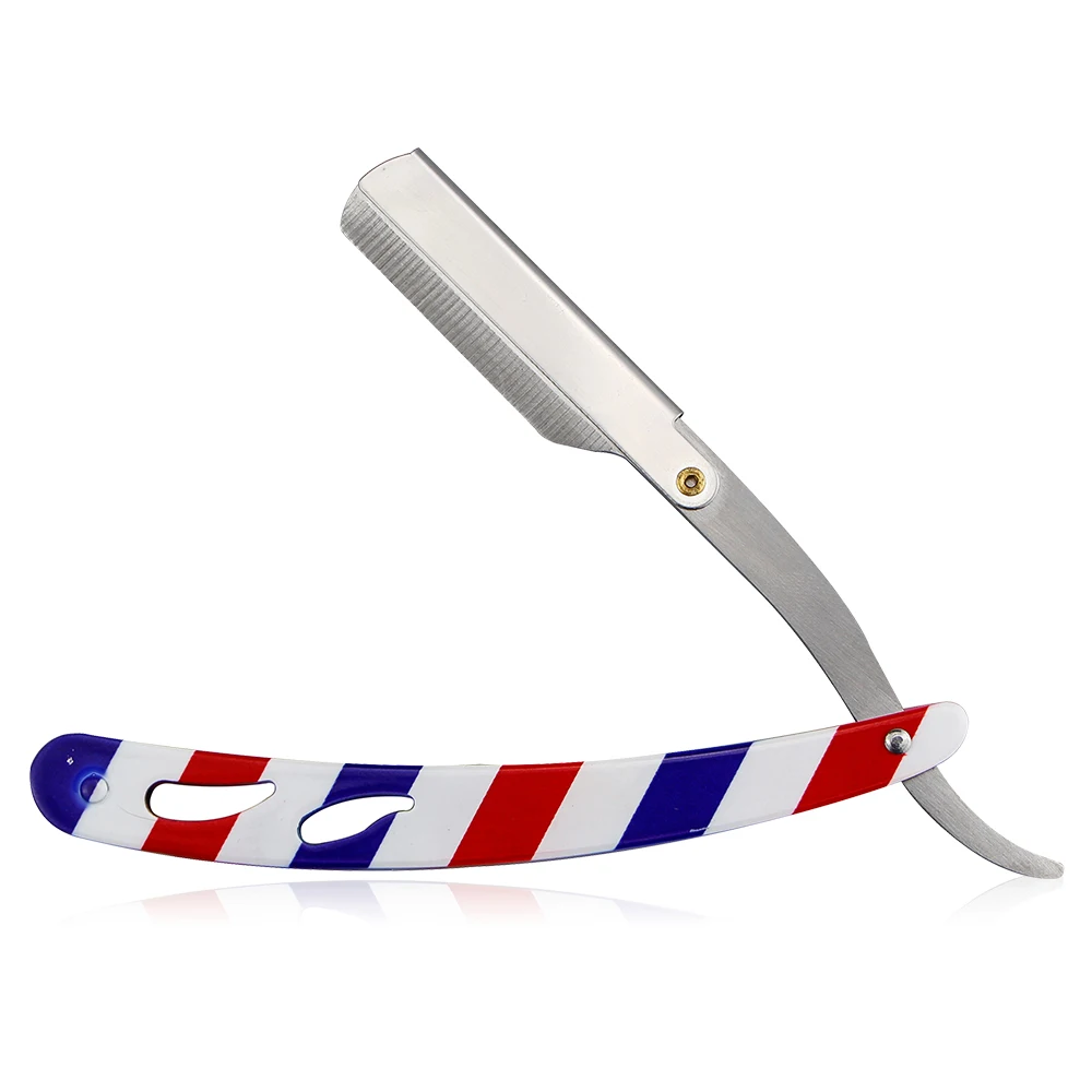 shaving razor-A Мужская бритва для волос, классический винтажный ручной складной нож для бритья из нержавеющей стали, парикмахерские инструменты для бритья, бритва для лица и бороды - Цвет: shaving razor-A
