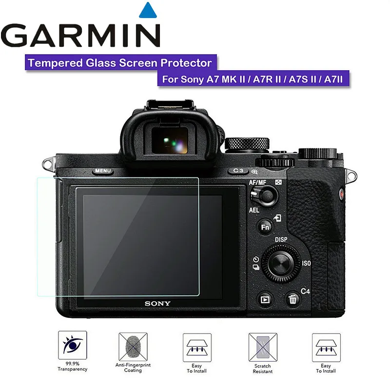 

Tempered glass screen protector Glass for Sony A7 MK II/A7R II/A7S II/A7II Camera scratch-resistant HD glass protective film