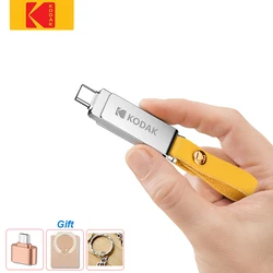 Kodak – clé USB 128 OTG en métal de Type C, support à mémoire de 32GB 64GB 3.1 GB, pour appareil de Type C, Smartphone, PC 