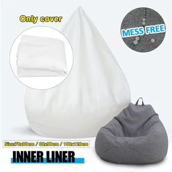 

Waterproof Lazy BeanBag Sofas Inner Lining Cloth Suitable For Bean Bag Cover and Stuffed Animal Toy Upgraded Version Only cover