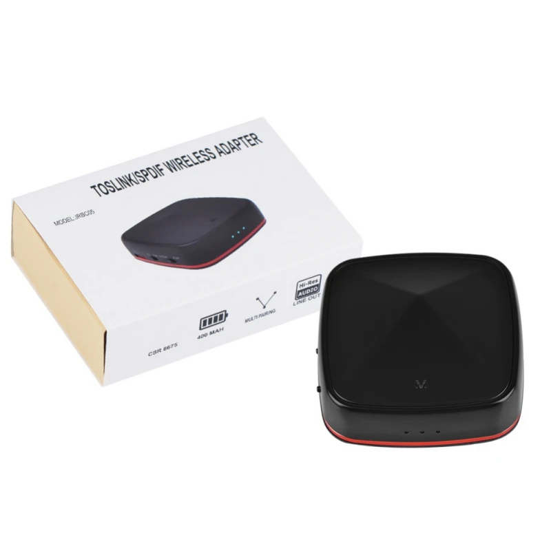Bluetooth передатчик приемник адаптер APTX HD/LL Аудио адаптеры 3,5 мм AUX/SPDIF/RCA для ТВ автомобильный динамик, можно подключить 2 гарнитуры