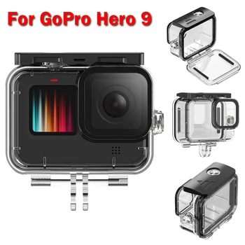 

For Gopro Hero 9 Black Waterproof Housing Case Diving Filter Lens Underwater 50M Protective Shell Box for go pro 9 Accessories