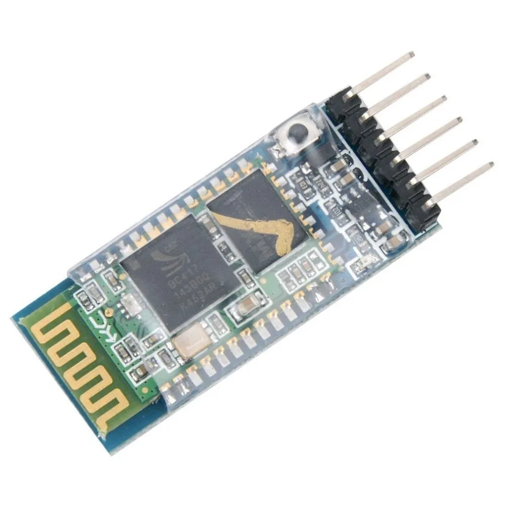 

HC-05 6 Pin Bluetooth Integrated Serial Pass-Through Module Master-Slave Wireless For Arduino Anti-reverse Communication DIY