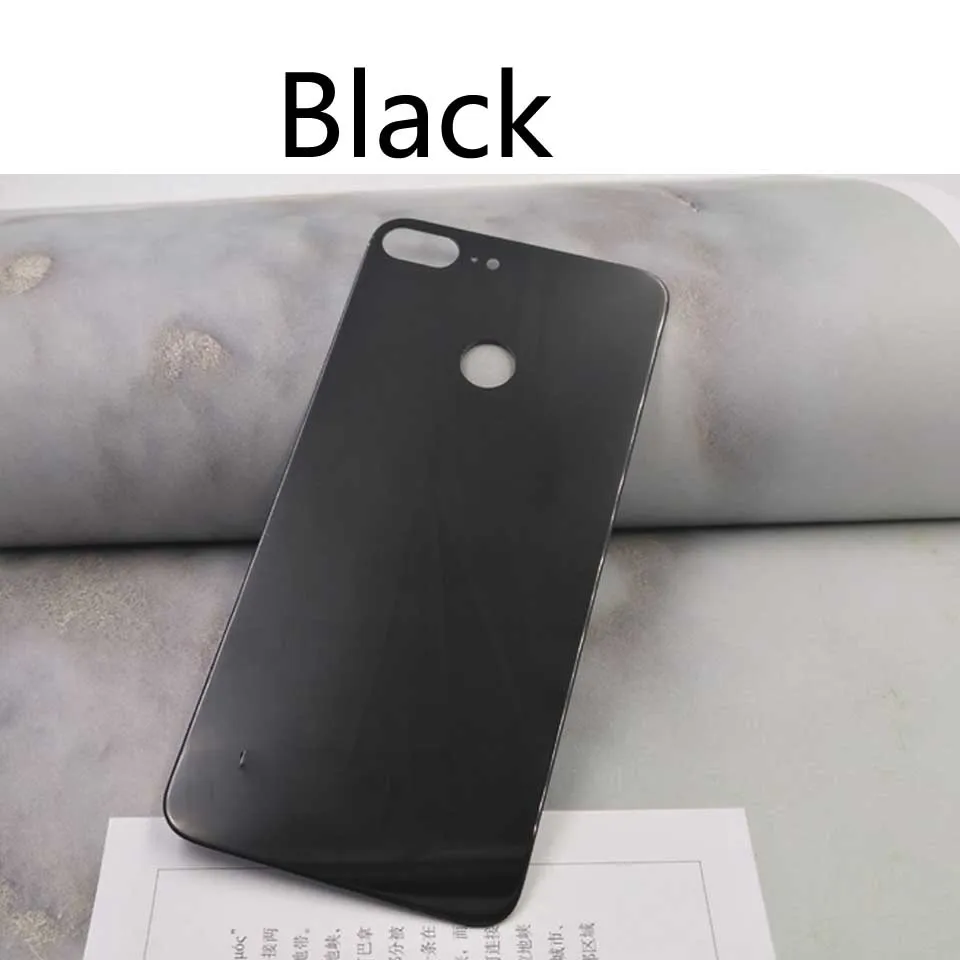Black-No tool Для huawei Honor 9 Lite Задняя стеклянная крышка батареи задняя дверь корпус чехол для Honor 9lite LLD-AL00 AL10 Задняя стеклянная панель - Цвет: Black-No tool