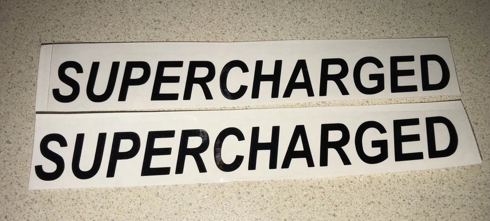 

For (2Pcs) Supercharged Blower Decal Sticker