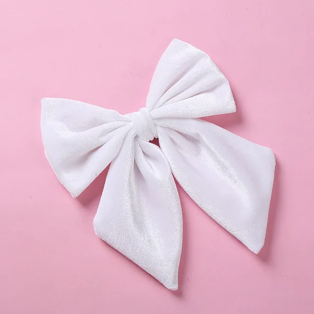 Elegant Chiffon Big Bow Spring Hair Clip Fashion Print Floral Hair Barrette For Women Girls Sweet Hairclip Hair Grip Accessories type n