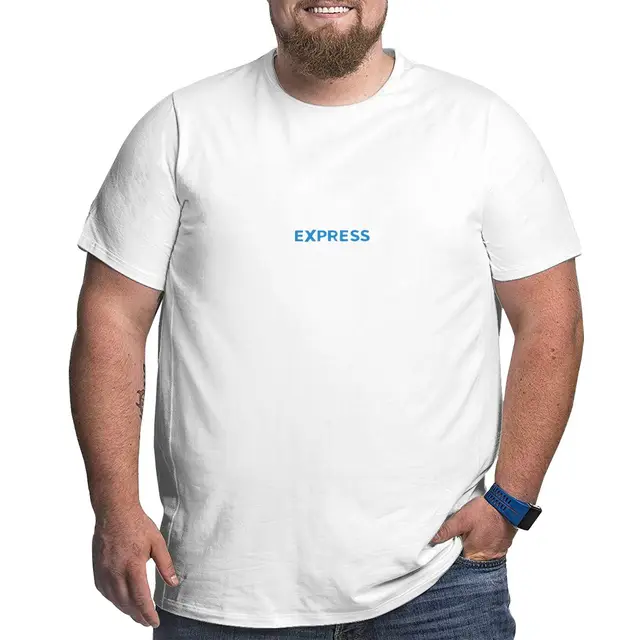 Short Sleeve Round Neck Big Tall Tees 