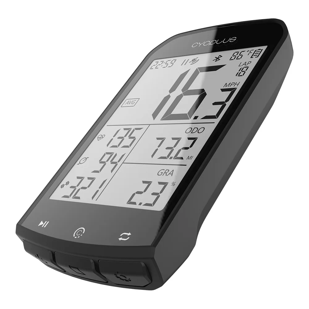 

Cycplus CIKERS And Big Screen English GPS Cycling Computer Satellite Positioning Bluetooth Waterproof Night Light Stopwatch