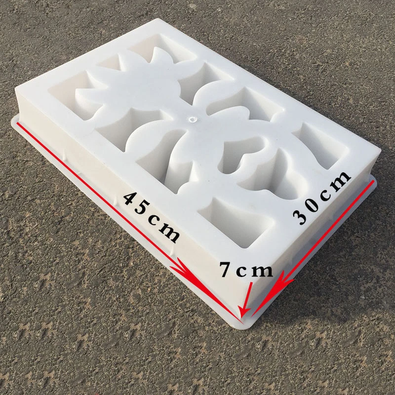 

Cement Wall Plastic Window Lattice Mold Garden 60*30cm Mould Concrete Antique H1