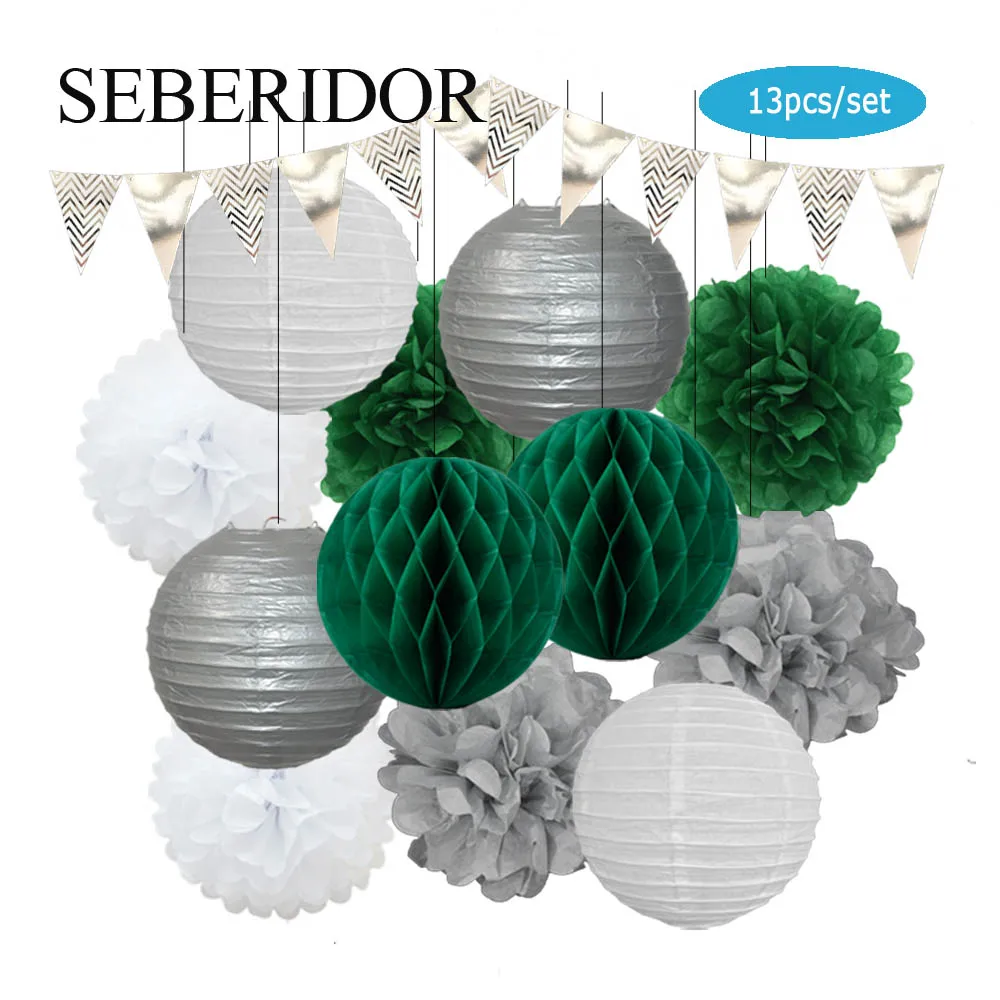 Silver Dark Green