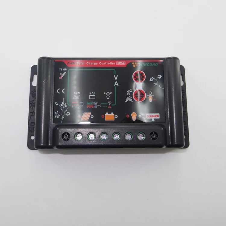 SL02B-10A 20A 30A 12V24V регулятором солнечного заряда Управление