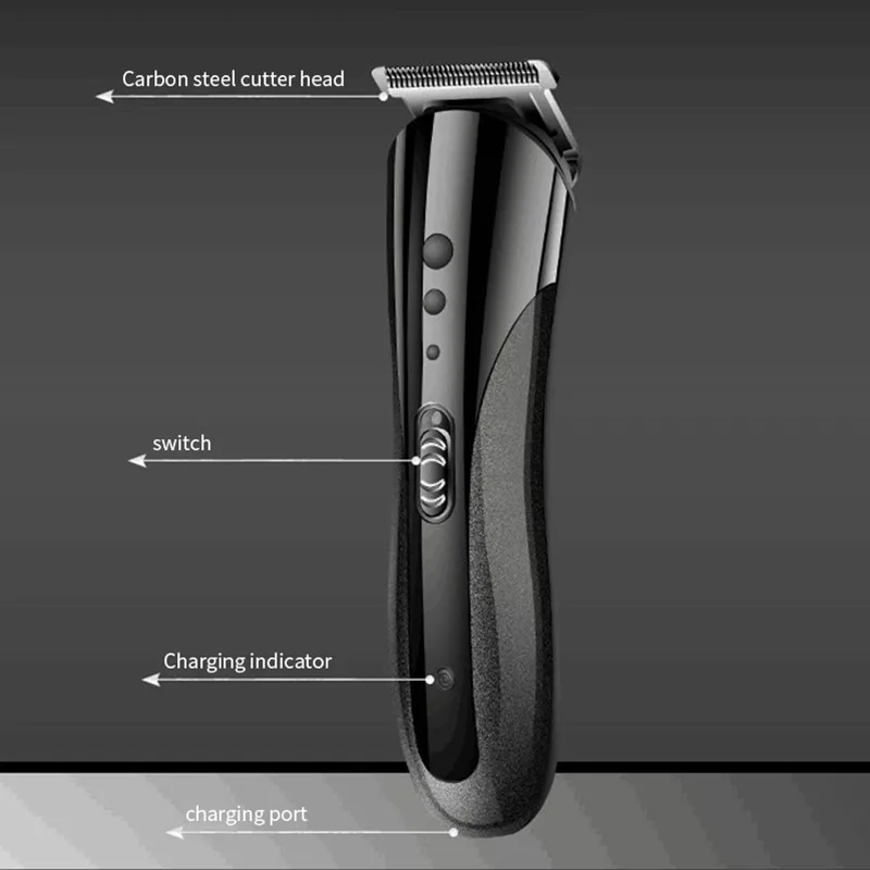Online Friseur Elektrische Haar Clipper Glatze Bart Haar Trimmer für Männer Cutter Wiederaufladbare Elektrische Haarschnitt Maschine