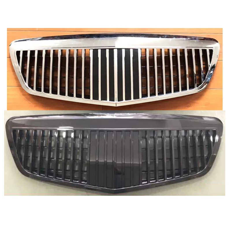 

Car styling Middle grille for Mercedes-Benz S-Class W221 S320 S350 2005-2011 ABS plastic front bumper Center Grill vertical bar