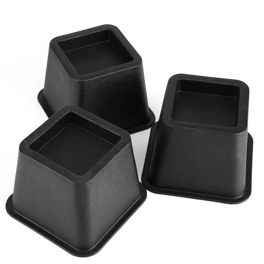 8pcs Bed Risers Set Chair Furniture Lift Blocks Elephant Feet anti