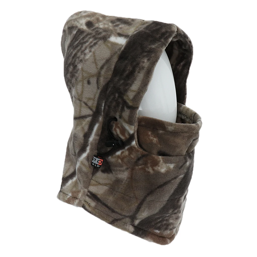 Camouflage Windproof Warm Winter Sports Ski Cycling Fleece Balaclava Hat Cap Neck Hood Face Mask Winter Sports Face Mask
