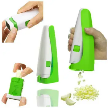 

Multi-purpose Garlic Press Cube Presser Grater Chopper Tools Slicer Kitchen Manual garlic peeler Mincer O6C6