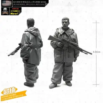 

1/35 Figures Winter Sniper Resin Soldier Unmounted YOY-03