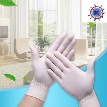 

Disposable Protective Gloves 50pcs/lot Nitrile Anti-Virus Allergy Free Safe Work Gloves Latex Household Cleaning Washing Gloves