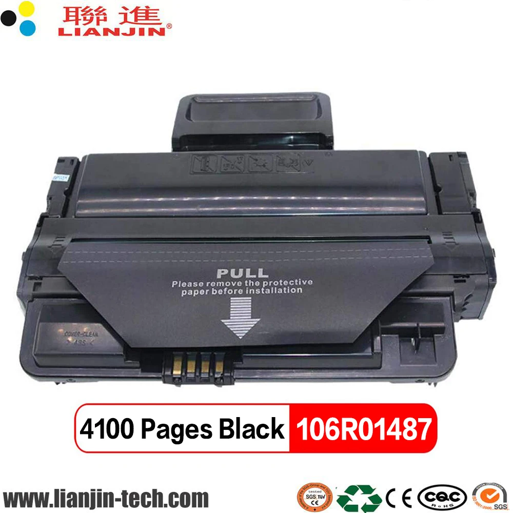 

106R01487 Toner Cartridge for Xerox WorkCentre 3210/3220 Printer Toner Black LIANJIN High Yield 4100 Pages