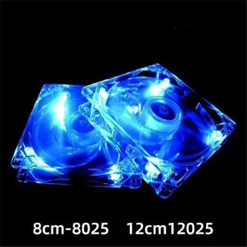 

LED Mini Fan 8 cm compute Fan led Light Guide Ring USB Portatile Creativo Fan Small Air Conditioning Appliances For Computer