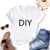 Women Customize T-shirt White Pink Grey Yellow Black T-shirt Women's DIY customer t-shirt Wholesale,Drop Ship ► Photo 2/4