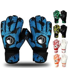 

New Professional Soccer Goalie Gloves Thicken Latex Football Goalkeeper Gloves Finger Saves Adult Protective Gear