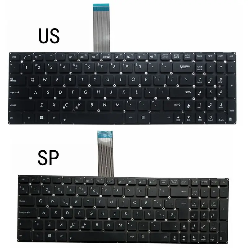 Новая клавиатура для ноутбука ASUS X502 K550 A550 Y581 X550V F550V K56CA K56CB X552l X550 C CA CC CL D E J JD JF JK JX L M